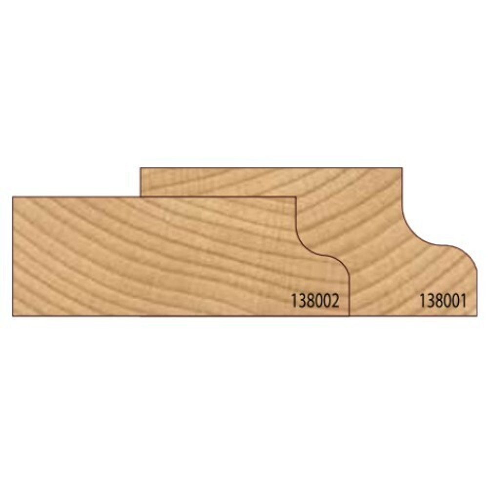 Фреза радиусная фаска волна с нижним подшипником DIMAR D 28,6 x 12,7 х 56 R 4,5 1380025