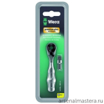 АКЦИЯ WERA ХИТ! Ключ мини-трещотка Zyklop Mini 1/4 8001 A SB WERA WE-073230
