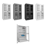 Новинка! Шкаф для документов Gresson 2000 х 1020 х 620 мм, 4 полки 1010х545х35 мм с шагом регулировки 50 мм и 2 ящика размер (внутренний) 925х525х100 мм / 925х525х220 мм с шагом регулировки 40 мм ШДП-2000