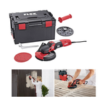 Новинка! Универсальная шлифовальная машина ротационного типа Flex SUPRA SE 14-2 150 Set, 1,4 кВт, диск 150 мм, в кейсе, для проведения работ по санации, ремонту, благоустройству, для обработки нержавеющей стали, металла, натурального и искусственного камня, деревянных поверхностей и ЛКП 419206