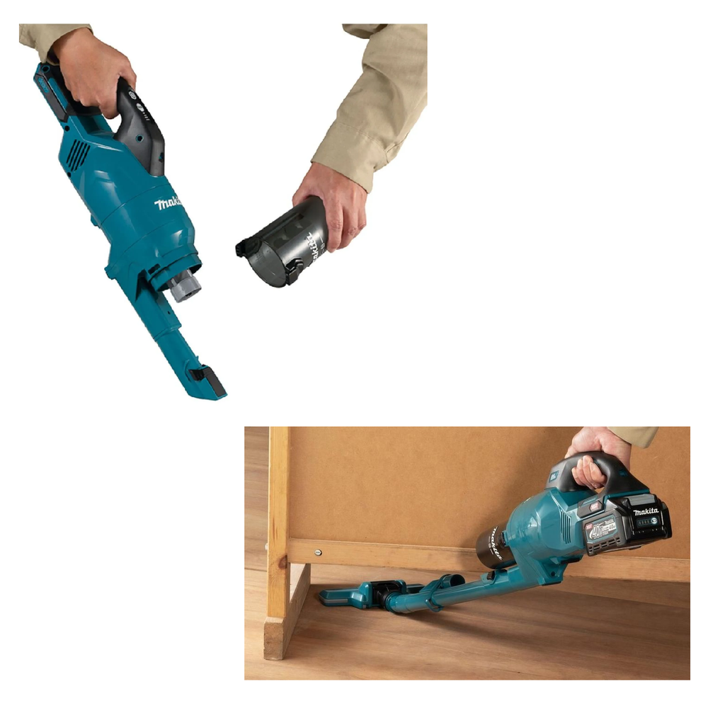 Новинка! Аккумуляторный пылесос Makita CL 003 GZ серия XGT BL 40В, циклон, 20 кПа, бак 0,25 л, для сухой ежедневной уборки CL003GZ