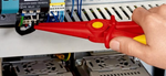 Новинка! Длинногубцы плоские KNIPEX VDE из армированного фиберглассом пластика 220 мм, диэлектрические. Пластиковые ПАССАТИЖИ KN-986202