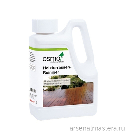 Средство для очистки террас Osmo 8025 концентрат 1 литр Holzterrassen-Reiniger для наружных работ Osmo-8025-1 13900150