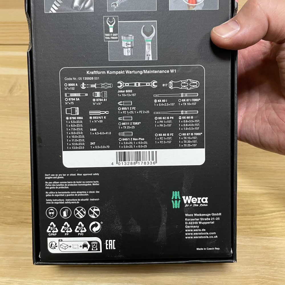 АКЦИЯ WERA ХИТ! Набор сервисный 35 предметов Инструменты для электриков Kraftform Kompakt W 1 VDE WERA WE-135926