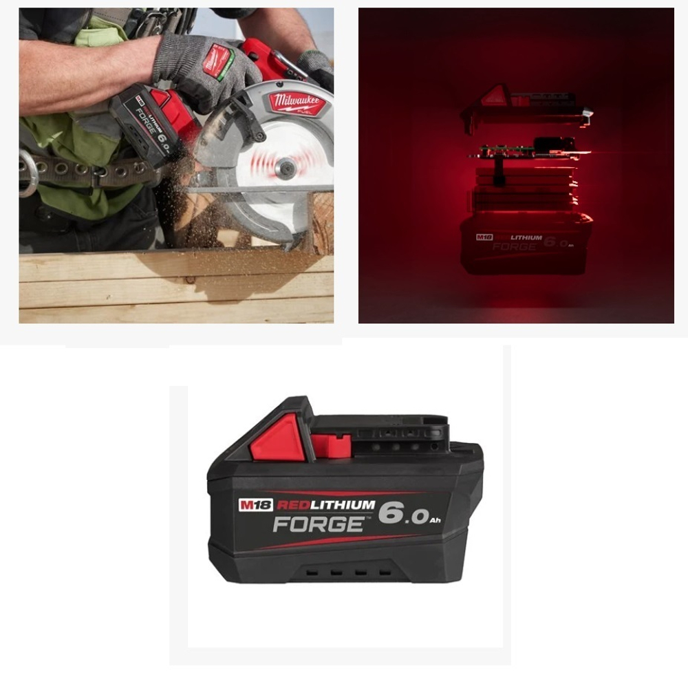 Новинка 2024! Аккумулятор M18 FB6 6.0 АЧ Li-ion FORGE MILWAUKEE 4932492533