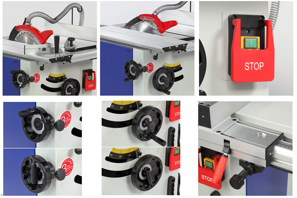 АКЦИЯ ЧЕРНАЯ ПЯТНИЦА! Станок деревообрабатывающий многофункциональный, круглопильный с подвижным столом, пила циркулярная BELMASH TS-250ST1000 2,2 кВт 220 В, Диск 254 / 30 мм, распиловка, строгание, отбор четверти S192A