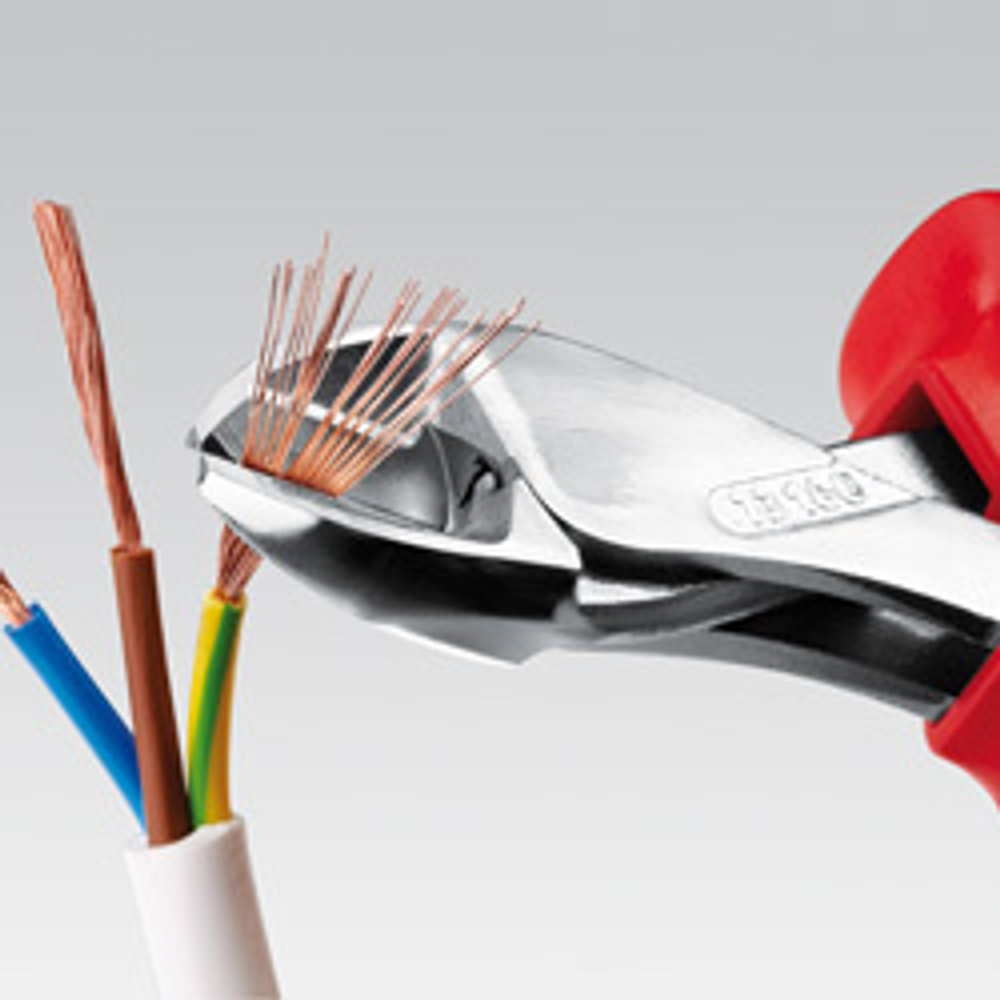 Бокорезы 160 мм X-Cut, хром, 2-комп ручки, коробчатый шарнир, 73 05 160 KNIPEX KN-7305160