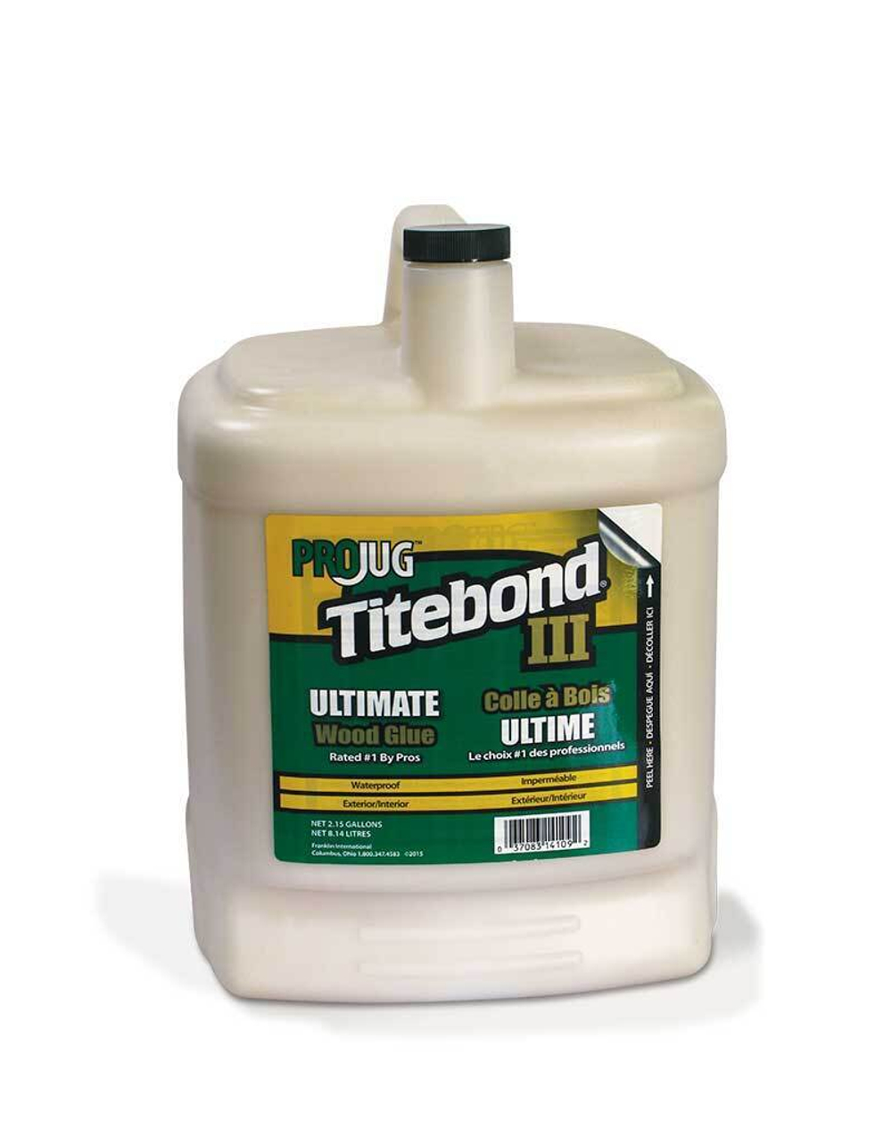 Клей повышенной влагостойкости Titebond III Ultimate Wood Glue 14109 кремовый 8,14 л