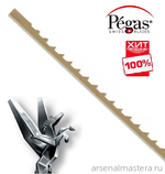 ХИТ! Пилки лобзиковые 12 шт Pegas по дереву N5 Super Skip 0.36х1.02х130ммх 12.8tpi 90.585 М00013418