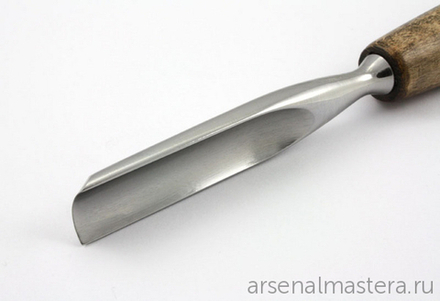 Профессиональный резец по дереву 125 х 16 мм (полукруглая стамеска N8, профиль острый 8265 х 16) Narex PROFI 826516