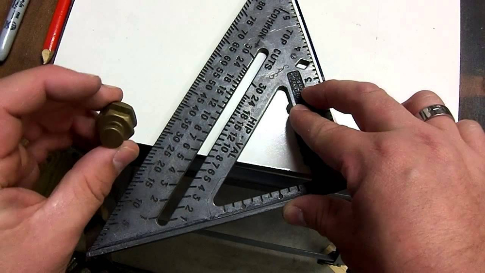 ХИТ! Упоры для угольника (линейки) Brass Stair Gauges М00008047 Swanson SG0020