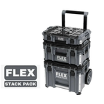 Новинка! Большой кейс - органайзер глубокий STACK PACK TKL DO с прозрачной крышкой FLEX 533242