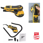 ХИТ! Электрическая эксцентриковая шлифовальная машинка ручная Schtaer с пылеотводным шлангом и тормозом тарелки 230 В 0,35 кВт диск 125 мм эксцентрик 2,5 мм SCH-01-125-2.5