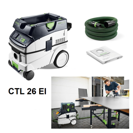 Новинка! Пылеудаляющий аппарат Festool Cleantec CTL 26 EI 26 л, класс пыли L. Модель 2025 года 577898