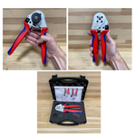 Пресс-клещи для тетрагональной опрессовки точеных контактов, с локатором, 0.14 - 6.0 мм2 , max 7.5 м KNIPEX KN-975265