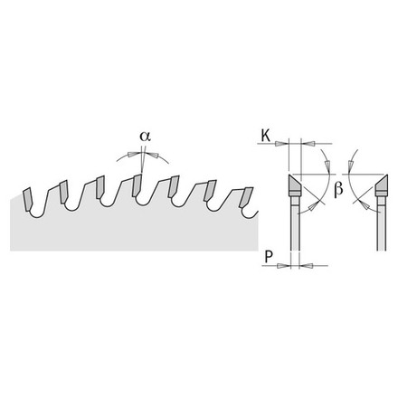 Диск пильный Ultra Fine Finishing 300 x 30 x 3,2 / 2,2 2 гр 40 гр Hi ATB Z 96 CMT 283.096.12M