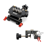 Новинка! Кондуктор самоцентрирующийся для соединение на шкант Woodwork, диапазон зажима 12 - 25 мм, диаметры сверления 6/8/10 мм DGA-004