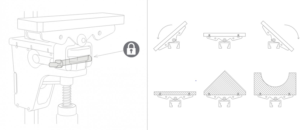 Новинка! Опора торцевая для струбцин Piher PRL 400 в комплекте 2 шт. М00017835