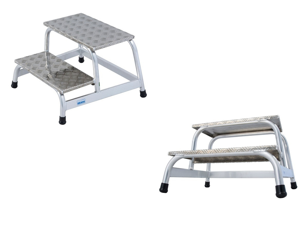Новинка! Монтажная подставка с рифлеными ступенями 2 ступени STABILO Krause 805027