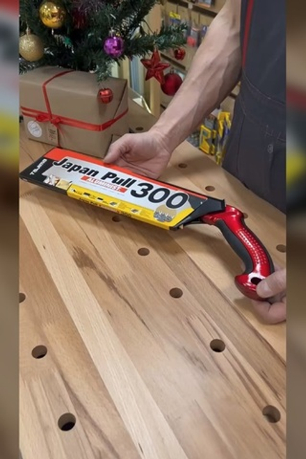 ХИТ! Ручная японская пила TAJIMA с алюминиевой изогнутой ручкой Japan Pull Aluminist 300 мм 13 TPI JPR300A