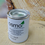 ХИТ! Непрозрачная краска для наружных работ Osmo 2101 белая 0,125 л Landhausfarbe Osmo-2101-0.125 11400050