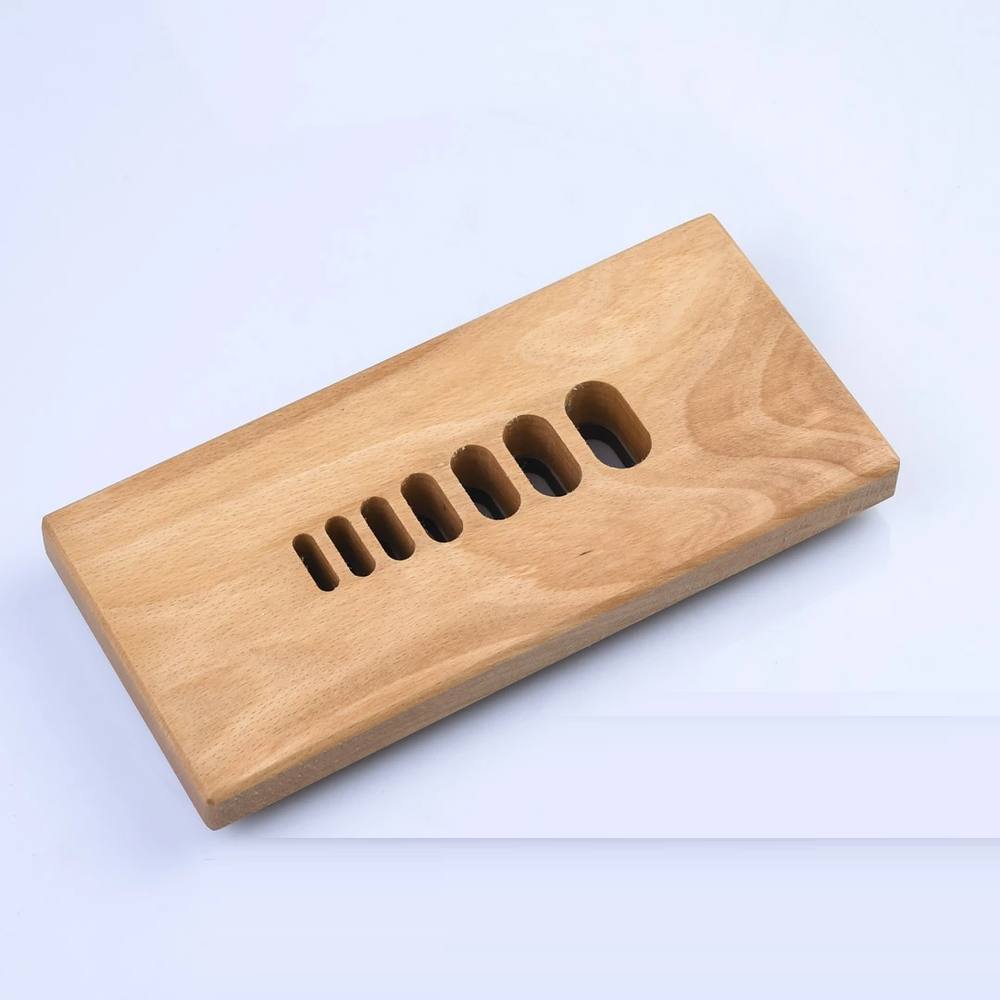 Новинка! Пробочник ПЕТРОГРАДЪ Dowel Plate для дюбелей Домино, D 4, 5, 6, 8, 10, 12, 14 мм, на подставке М00023376