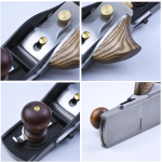 Рубанок торцовочный N 62 Low Angle Jack Plane сталь, ширина ножа 50 мм, длина подошвы 350 мм с боковой рукоятью GOLDRATIO М00023532