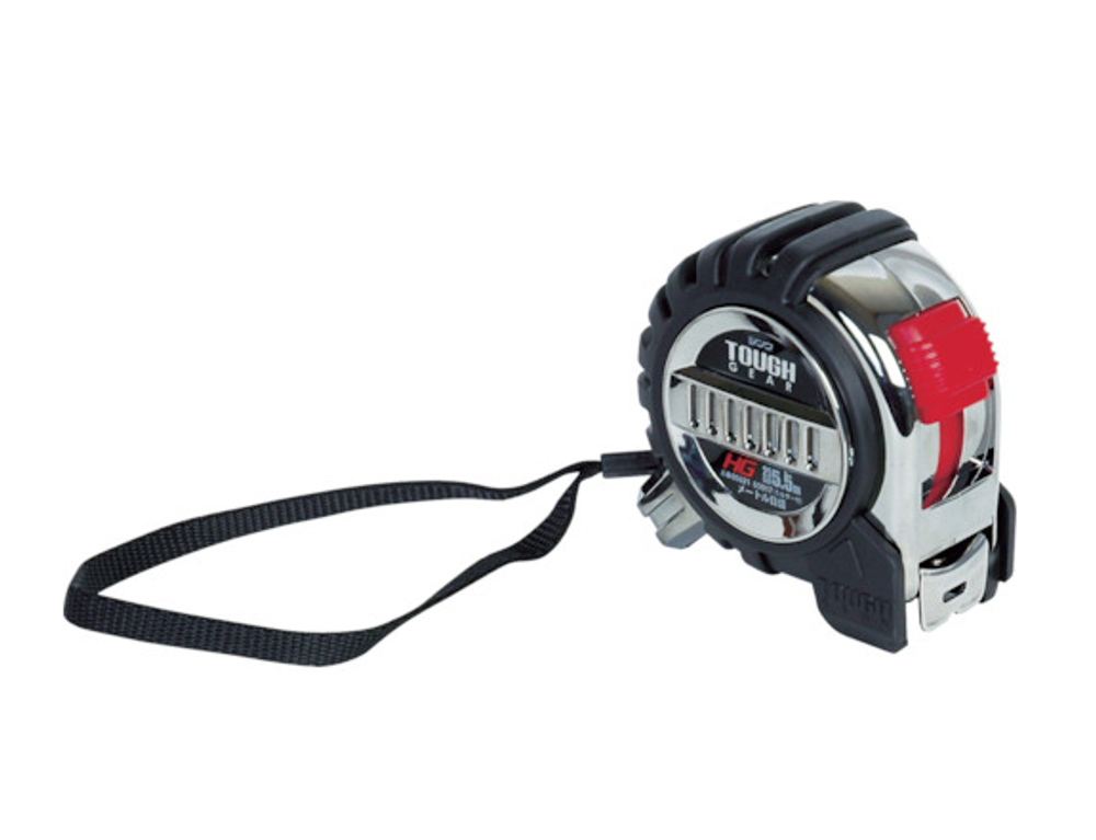 ХИТ! Рулетка Tough Gear 5.5 м 25 мм с петлей Shinwa 80821 М00015767
