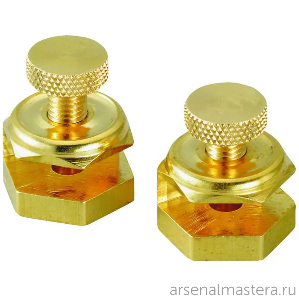 ХИТ! Упоры для угольника (линейки) Brass Stair Gauges М00008047 Swanson SG0020