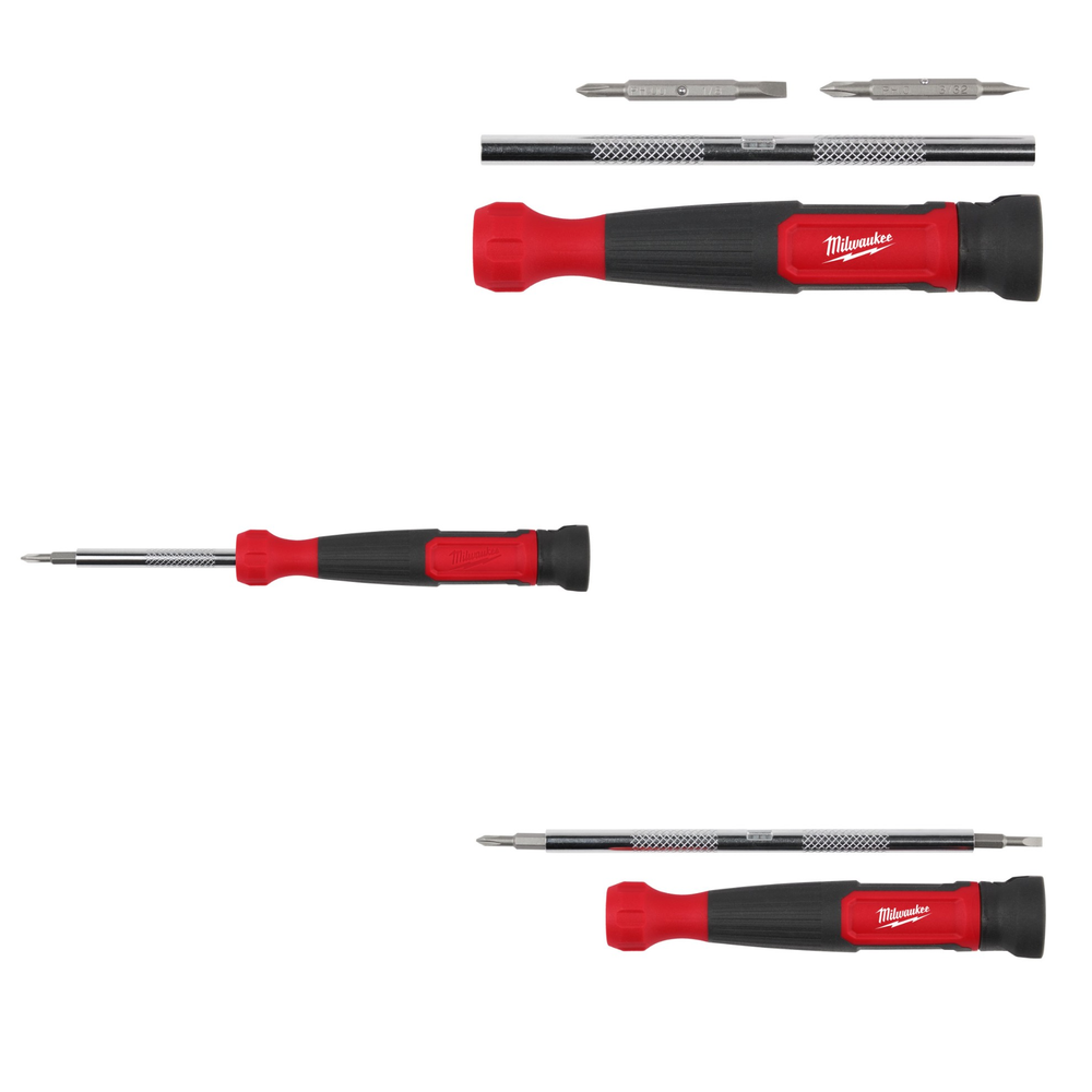 Новинка! Отвертка прецизионная 4 в 1 MILWAUKEE 4932480584