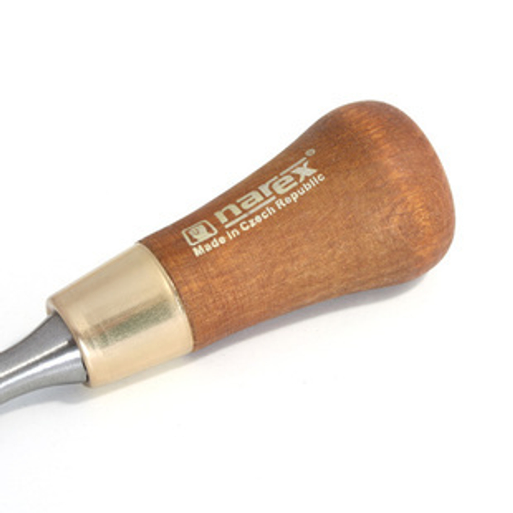 ЦЕНЫ НИЖЕ ХИТ! Набор столярных коротких стамесок Narex Wood Line Plus в деревянном кейсе 4 шт 6, 12, 20, 26 мм 853750
