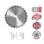 Новинка! Диск пильный профессиональный Woodwork 315 х 3.2 х 30H Z=24T A=15º ATB продольное пиление 33.315.24