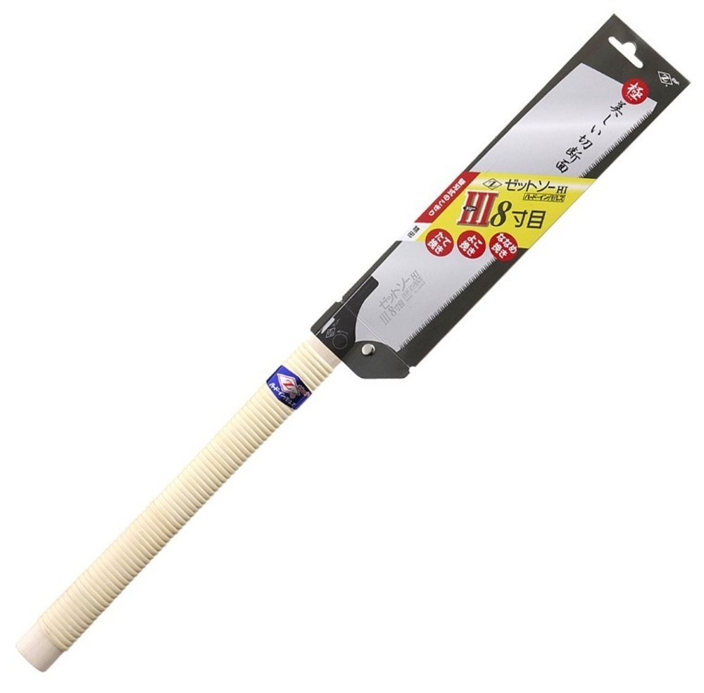 ХИТ! Пила японская Kataba Universal 250 мм 18 tpi 0.5 мм деревянная рукоять для универсального пиления древесины, фанеры и ламинированных панелей 15271 ZetSaw М00017240