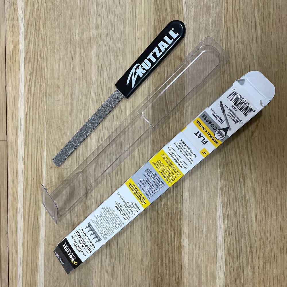 Рашпиль Kutzall прямой плоский 6 дюйм 152 х 15 мм / 275 мм Coarse Original М00017740