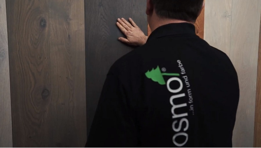 Профессиональное масло для древесины 2 - компонентное Osmo 6114 Графит прозрачное 1 л для паркета и деревянных полов 2K HOLZ-OL для внутренних работ Osmo-6114-1,0 13400434