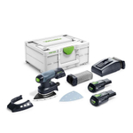 Аккумуляторная дельтавидная шлифовальная машинка FESTOOL DTSC 400 3,1 I-Plus с 2 аккумуляторами BP 18 Li 3,1 ERGO-I и быстрозарядным устройством TCL 6 систейнер SYS3 M 187 576365
