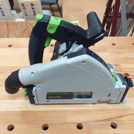 УСПЕЙТЕ КУПИТЬ СУПЕР ХИТ! Пила погружная с шиной-направляющей FS 1400/2 диск 160 мм Festool TS 55 FEBQ-Plus-FS 577010