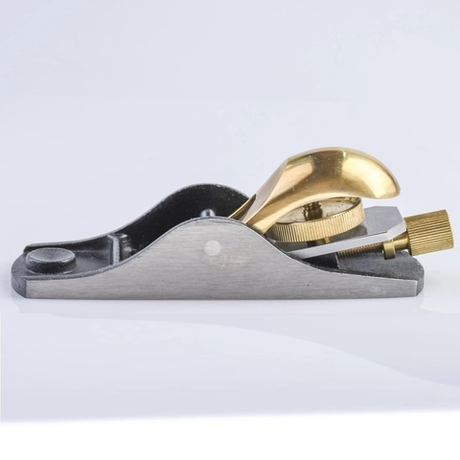 ХИТ! Рубанок N 102 Low Angle Block Plane для торцов и сучковатой древесины, доводки ласточкиных хвостов и др. высокоточных столярных работ GOLDRATIO М00023641