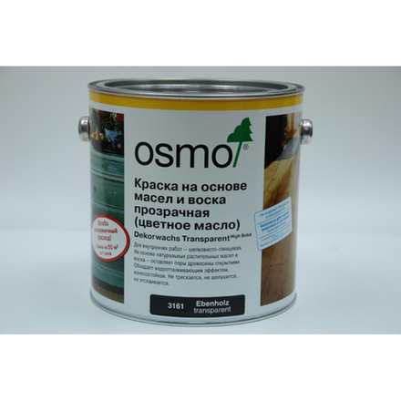 Цветное масло Osmo 3161 Венге 2,5 л Dekorwachs Transparent Tone для внутренних работ Osmo-3161-2,5 10100024