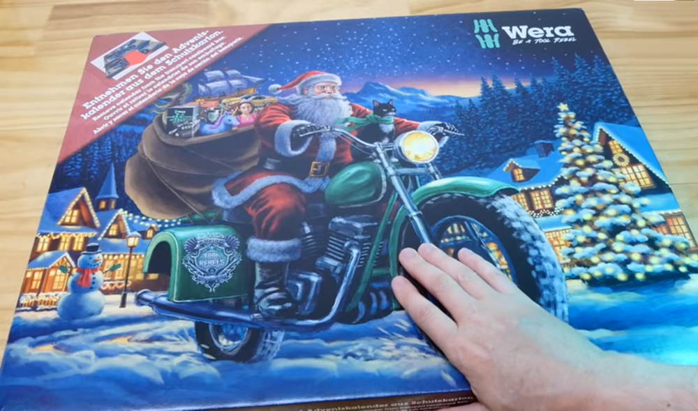 Новинка! Рождественский календарь WERA Advent 2025 16 VE 1 и Промо - набор Kraftform 28 предметов ОТВЕРТКИ + 2 подставка + открывалка, Шлиц Torx, крестообразный, прямой, шестиугольный (H) WE-136610