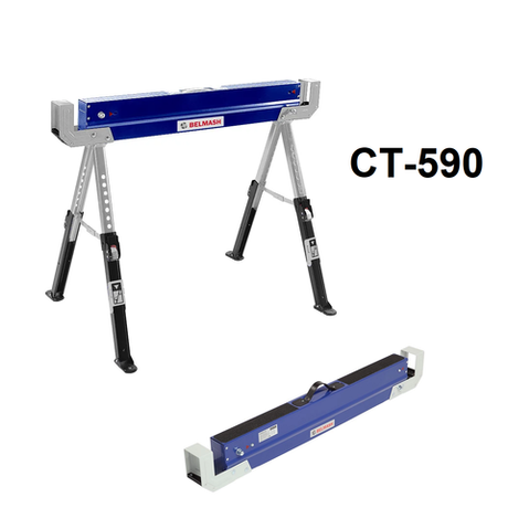 Новинка! Козлы строительные складные BELMASH CT-590, грузоподъемность до 589 кг D155A