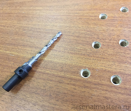 Сверло с зенкером под конфирмат (евровинт) SP 10,6 x 87 Z1 S 9 RH CMT 515.042.31