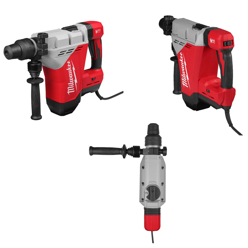 Новинка! Перфоратор сетевой сверхмощный Milwaukee SDS-MAX HACO 850 1,47 кВт в кейсе 4933498603
