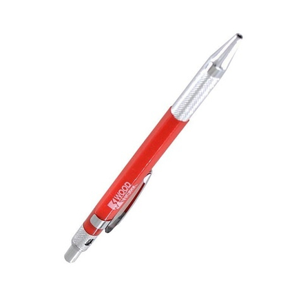 ХИТ! Карандаш механический с грифелем D 2,0 мм и встроенной точилкой, пластиковый корпус ПЛЮС набор грифелей из 12 шт Woodwork CPL-001