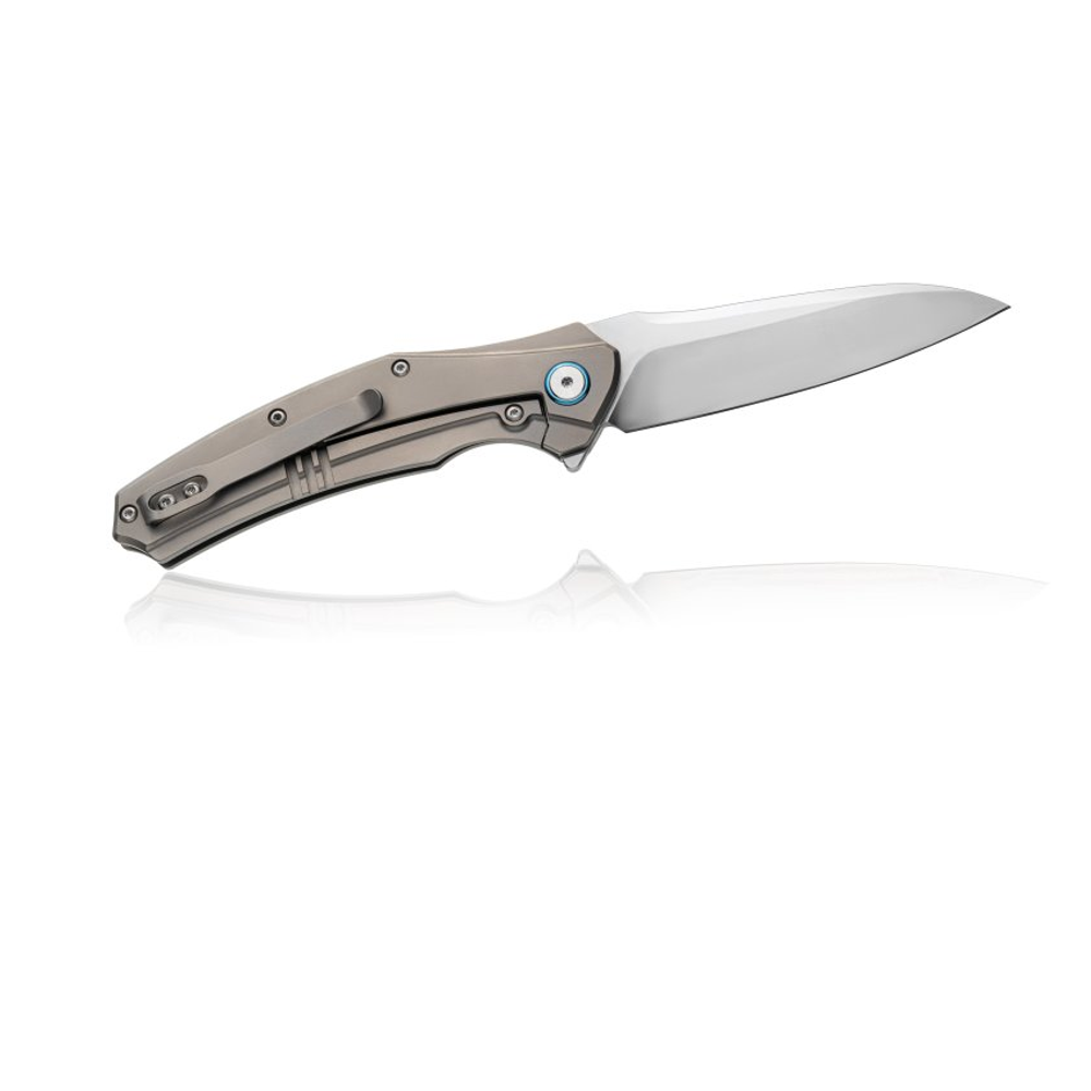 Новинка! Нож японский складной Tojiro Hatamoto, сталь VG-10, 1000 грит, рукоять титановый сплав, клинок 92 мм HFK-2436