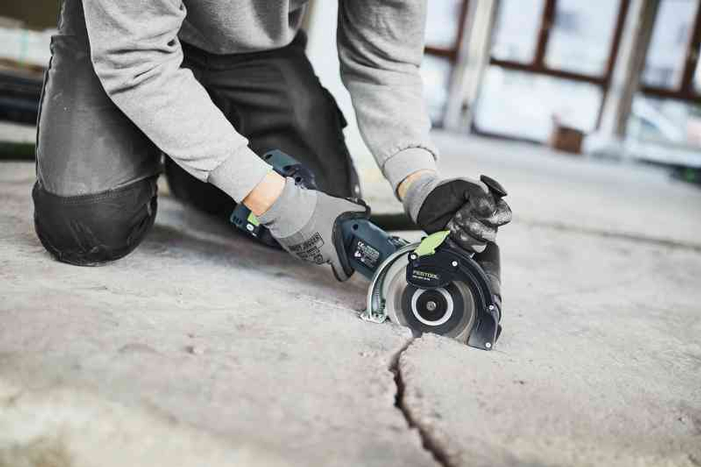 Аккумуляторная алмазная ручная отрезная система с УШМ FESTOOL DSC-AGC 18-125 FH EB-Basic 576829