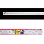 ХИТ! Стальная премиум линейка матовая (шкала - в мм) Shinwa 1000 мм Sh 13048 М00010167