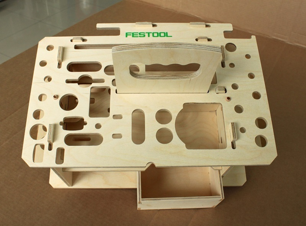 Систейнер 3 Festool с вкладышами для хранения ручного инструмента SYS3 HWZ M 337 205518