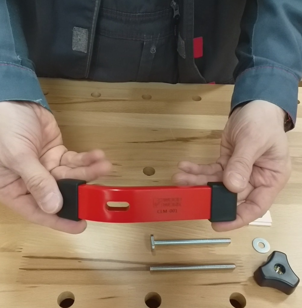 ХИТ! Прижим для установки в T-образный паз Woodwork CLM-001