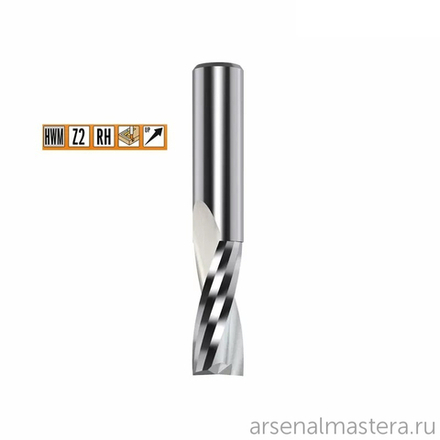 Фреза спиральная монолитная 12 x 35 x 83 Z2 S8 RH CMT 191.820.11